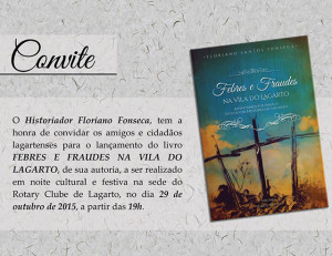 Convite livro Floriano Fonseca