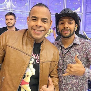 Banda Unha Pintada, na TV Aratu, em Salvador/BA