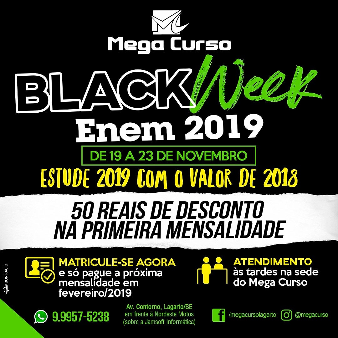 Black Week Enem 2019