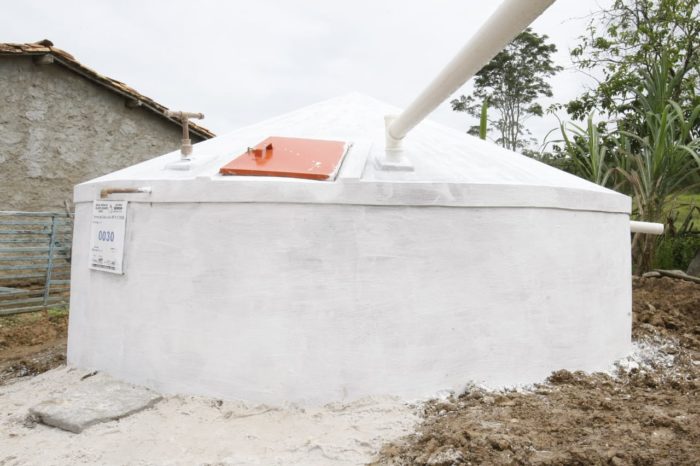 Cisterna em Tobias Barreto. Cerca de 3.000 cisternas estão sendo construídas em 20 municípios do estado / Foto: Victor Ribeiro/ASN