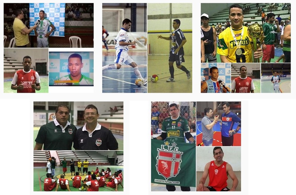 Lagarto Futsal apresenta comissão e parte do elenco para temporada 2019 — Foto: Instagram/Lagarto Futsal