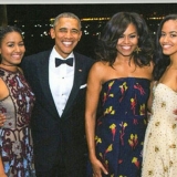 familia Obama Natal