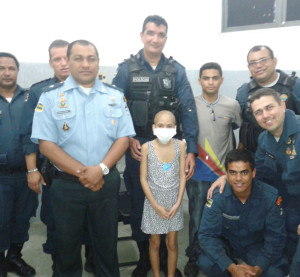 7º BPM recebe Tainah Santos