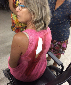 Professora baleada durante tentativa de assalto.