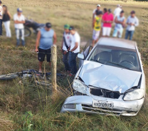 Acidente em rodovia próximo ao município de Tobias