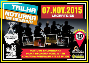 Trilha Noturna será realizada em Lagarto.