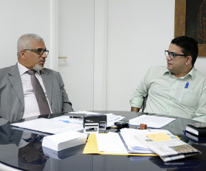 Professor de Lagarto recebido por secretário de Educação