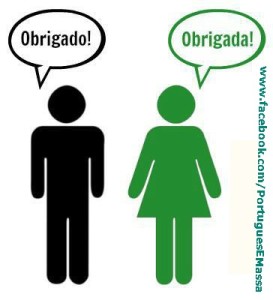 Obrigado / obrigada