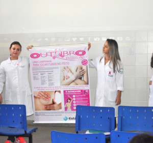 Campanha Outubro Rosa em Salgado