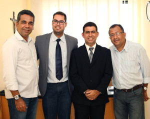 Amigos prestigiam ato