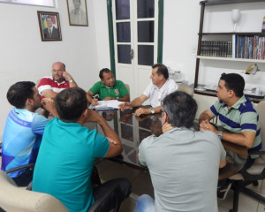 Diretoria reunida com o prefeito