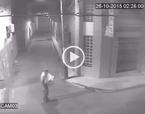 Vídeo mostra ação 