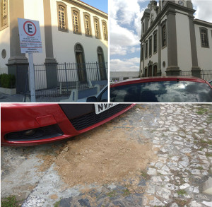 Polêmica termina com retirada de placa 