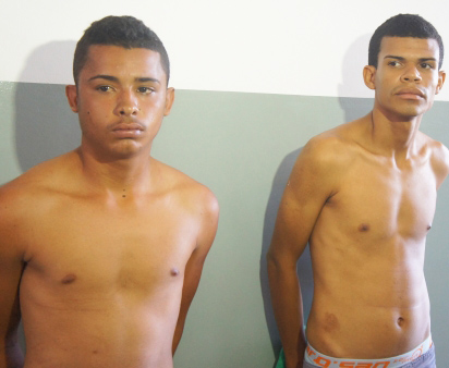 Acusados de roubo em Simão Dias