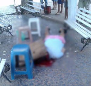Homem morto enquanto jogava 
