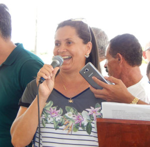 Filha do homenageado