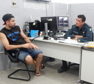 O craque lagartense em conversa descontraída