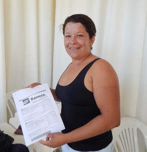 Andreia ficou surpresa com a renegociação da sua dívida