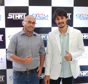 Weverton Paixão e Marlisson Vieira fundadores da revista Popular