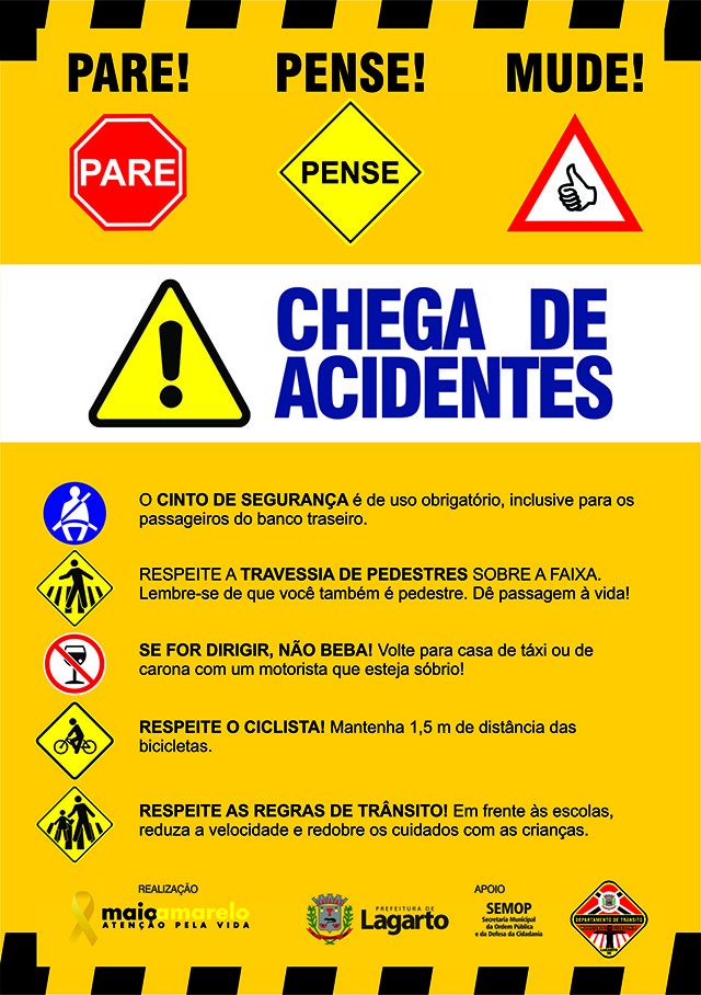 Chega de acidentes
