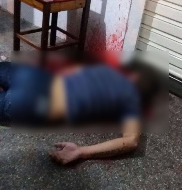 ‘Juninho’,foi alvejado por volta das 20h50 no povoado Salobra