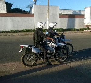 As motos serão utilizadas na segurança dos povoados de Lagarto 