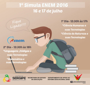 Simulado é destinado aos alunos do programa Pré-Universitário 