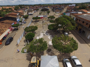 Praça do povoado Brasília