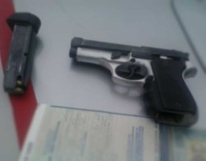 Arma aprendida (Foto: 7°BPM)