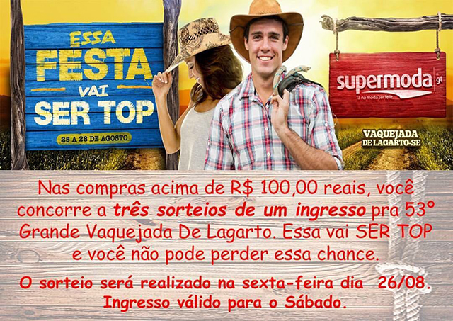 Essa festa vai ser top