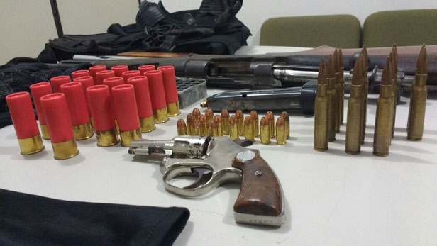 Armas apreendidas