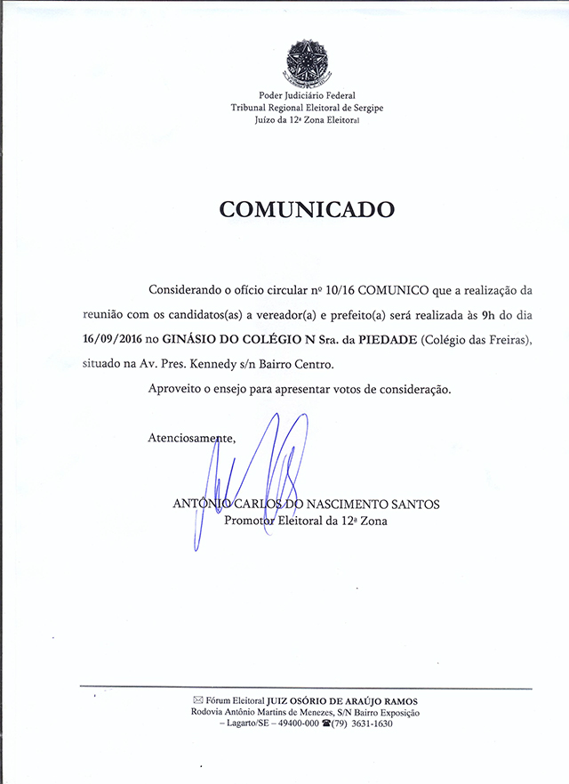 Comunicado
