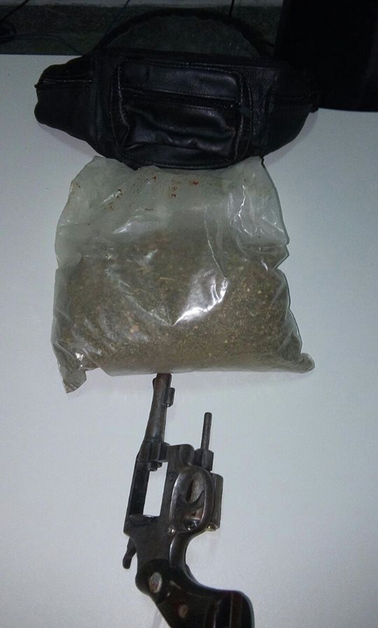 Arma apreendida pela polícia