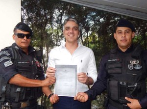 Agentes da GML estiveram reunidos com o parlamentar