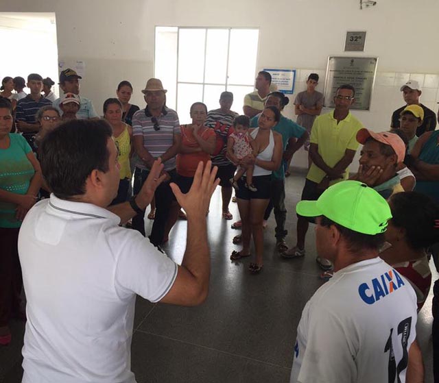 Iggor faz visita ao hospital local