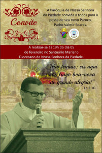 Convite divulgado pela Pastoral da Comunicação 