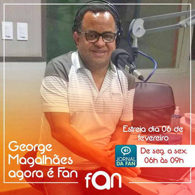 Radialista George Magalhães retorna ao rádio na segunda