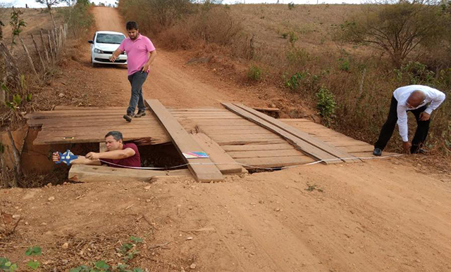 Sukita durante trabalho em Capela
