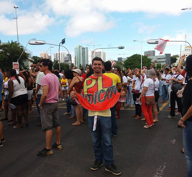 Vereador durante evento em Salvador (Foto: Face)