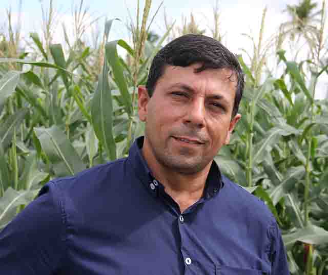 O gerente do Perímetro Piauí da Cohidro em Lagarto, Gildo Almeida Lima, acompanha os produtores de milho e falou sobre a mudança na produção quando é possível contar com irrigação no lote