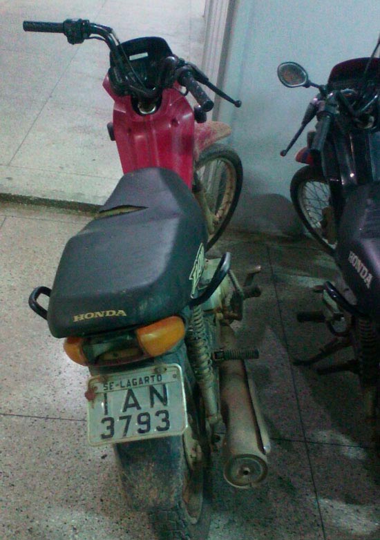 Moto havia sido roubada no povoado Brejo