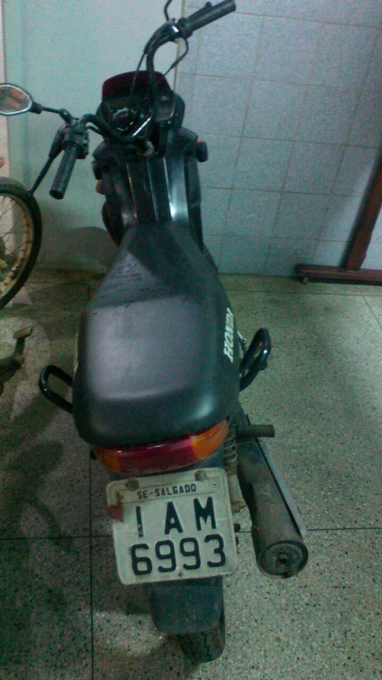Motocicleta recuperada