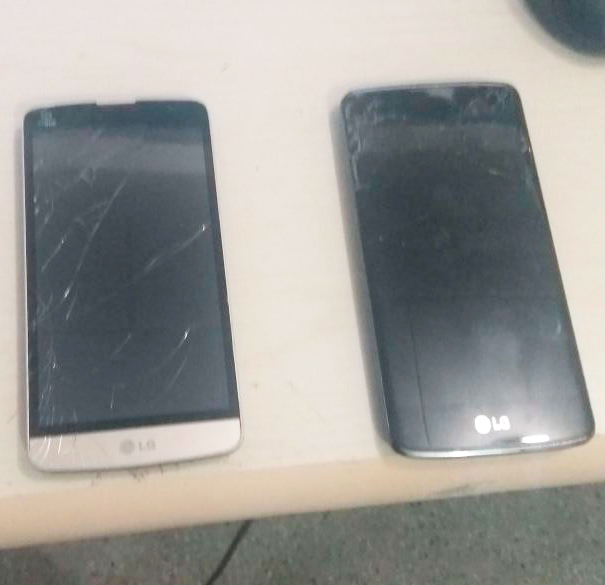 Celulares apreendidos