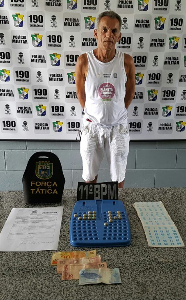 Foto divulgada pelo 11°BPM