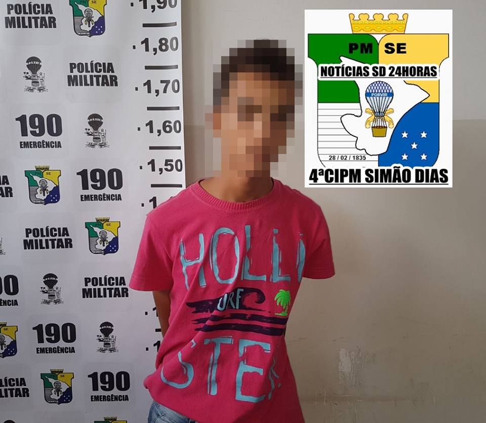 Menor apreendido