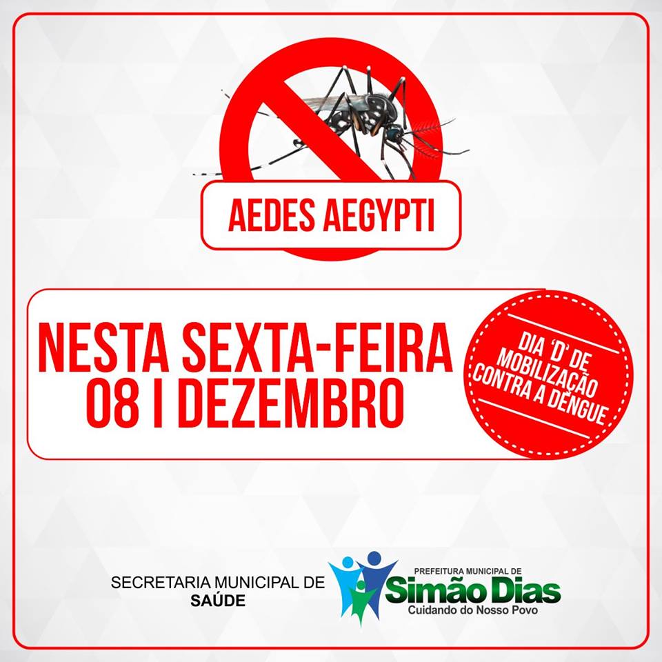 "Dia D" de mobilização de combate ao Aedes aegypti