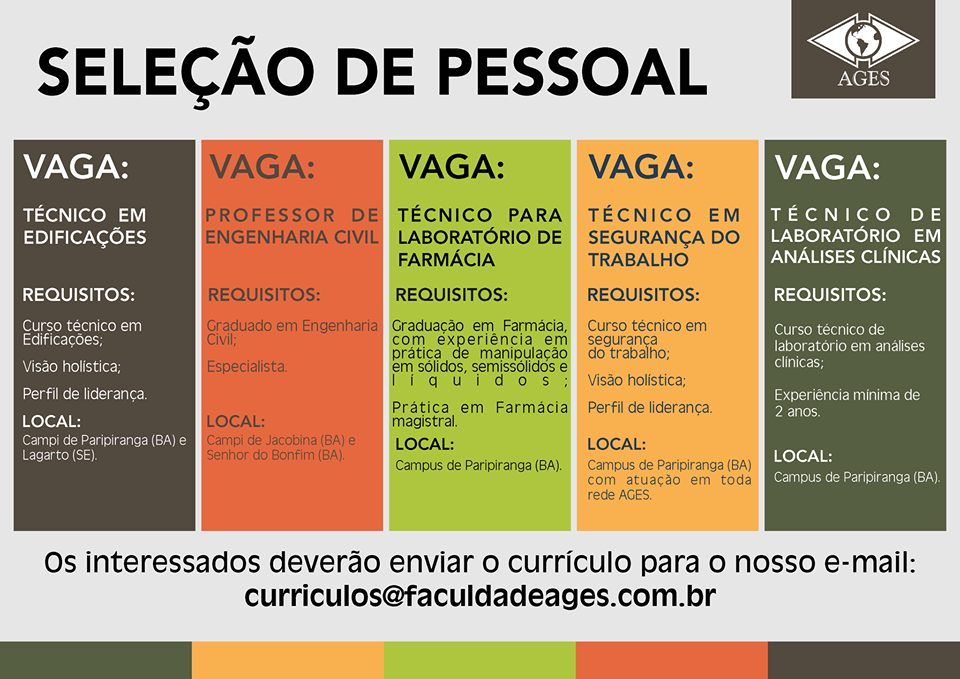 Vagas de emprego