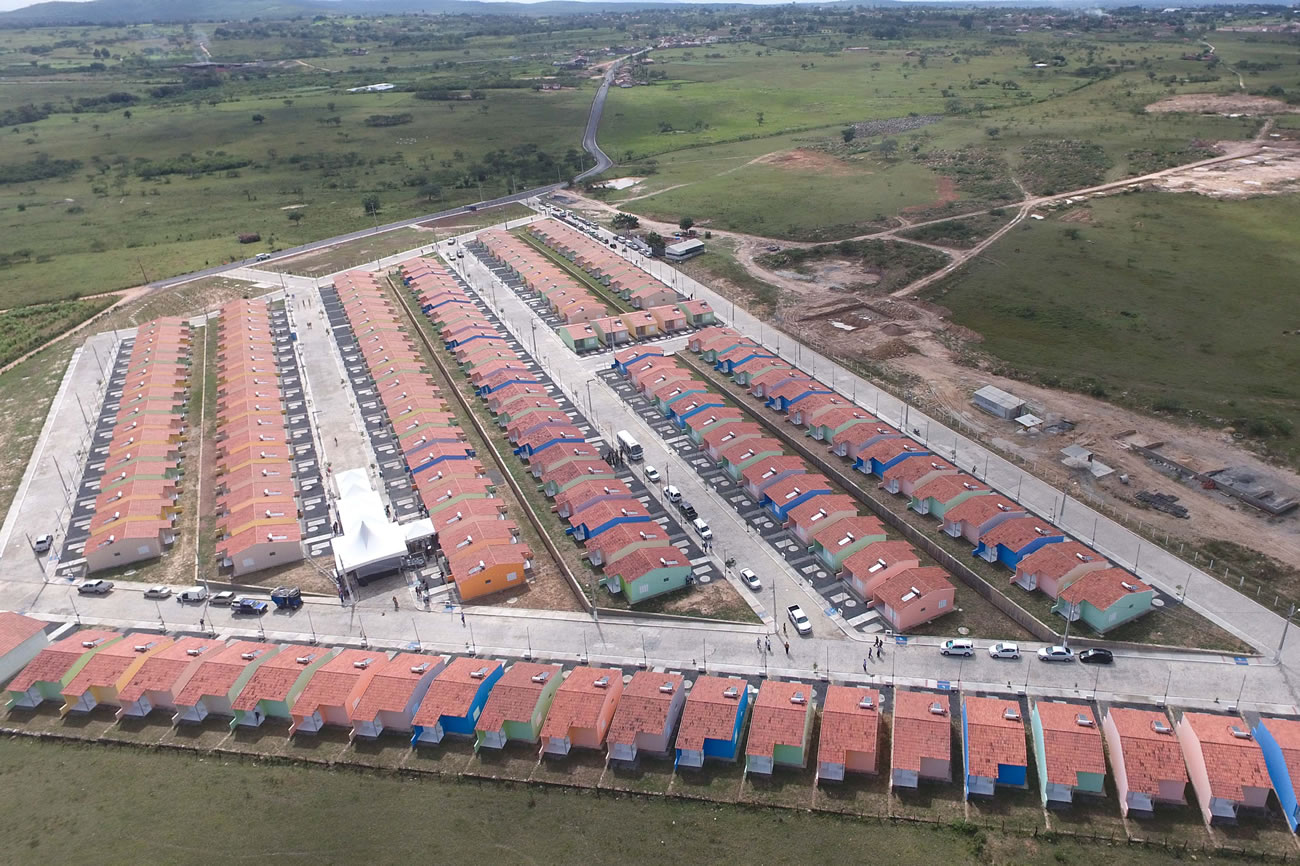 As 180 casa do Antônio Martins de Meneses foram entregues pela Caixa Econômica Federal em 29 de agosto de 2016 - Foto Jorge Henrique (ASN)