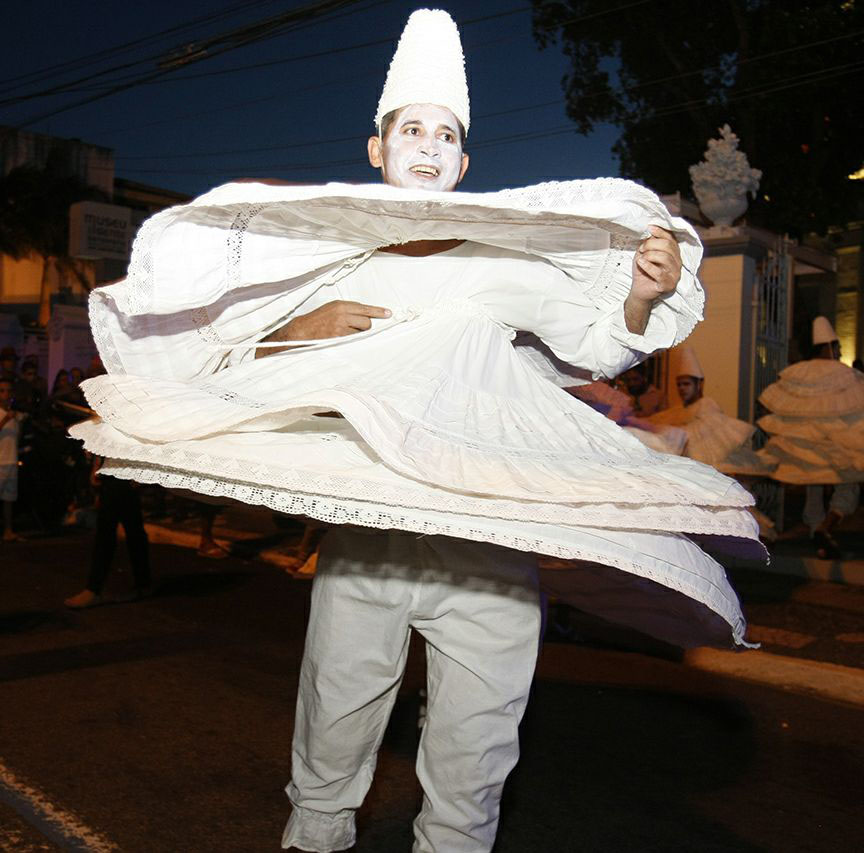 Éder Santana, membro do grupo folclórico de Lagarto / Foto: ASN