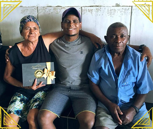 Foto divulgada pelo futuro médico nas redes sociais
